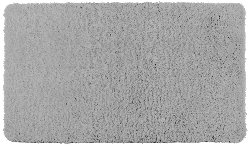 Tapis de bain Belize gris clair  microfibre, 55 x 65 cm