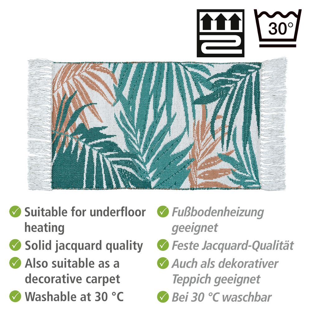 Tapis de bain 50x80cm Suva 100% coton recyclé  En coton certifié et recyclé