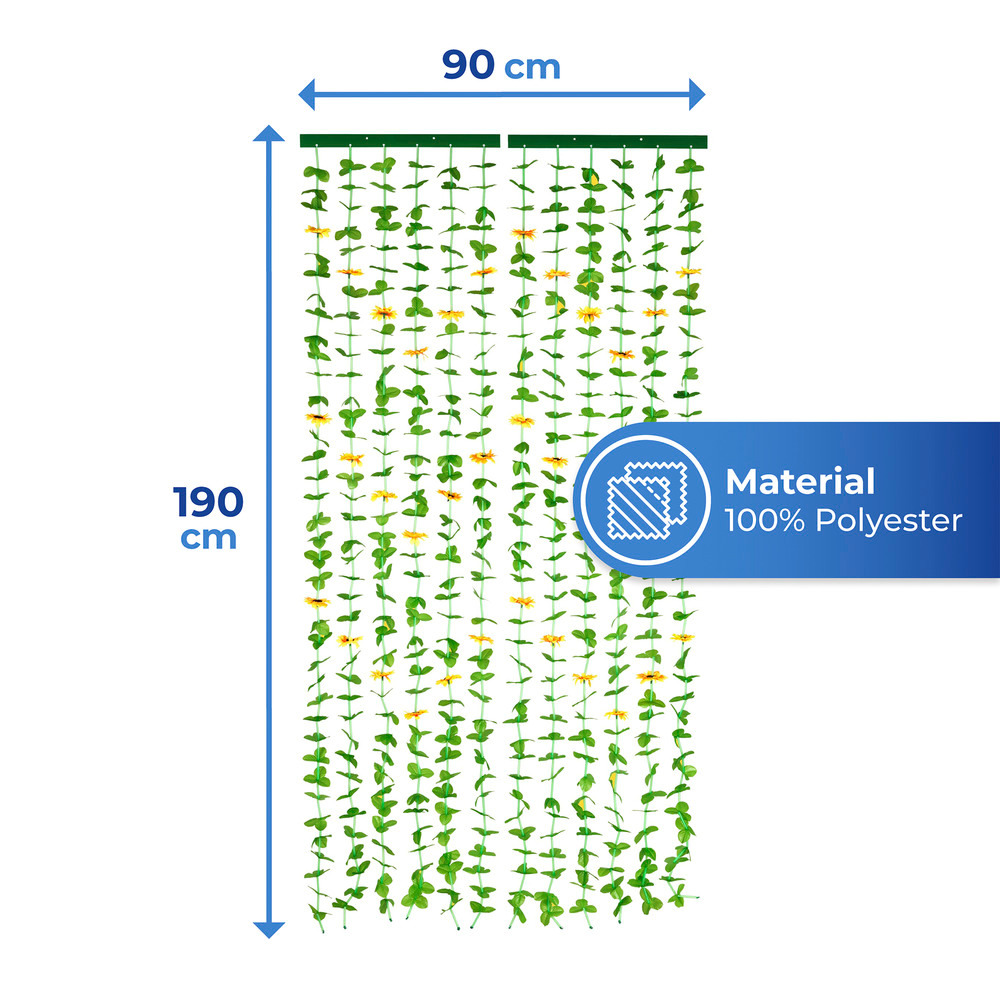 Rideau de feuilles Tournesols  protège des insectes & des regards