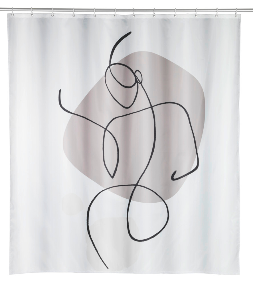 Rideau de douche Ladyline  180 x 200 cm, textile (100 % polyester recyclé)