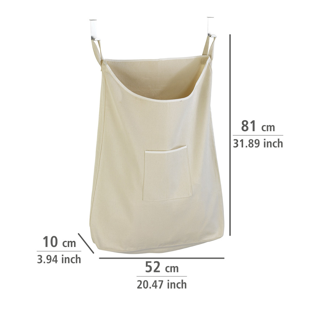 Panier à linge Canguro beige  65 l