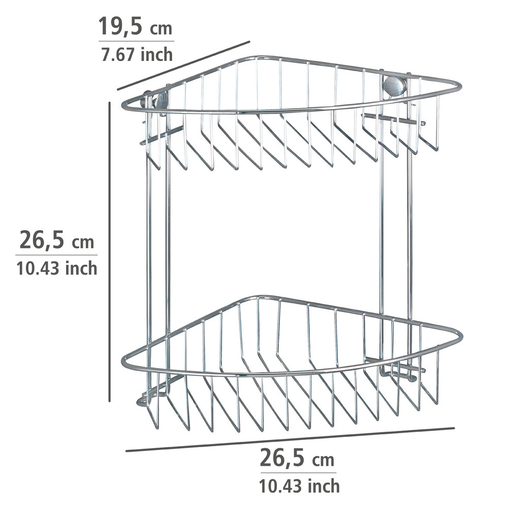 Étagère d'angle à 2 niveaux Classic  