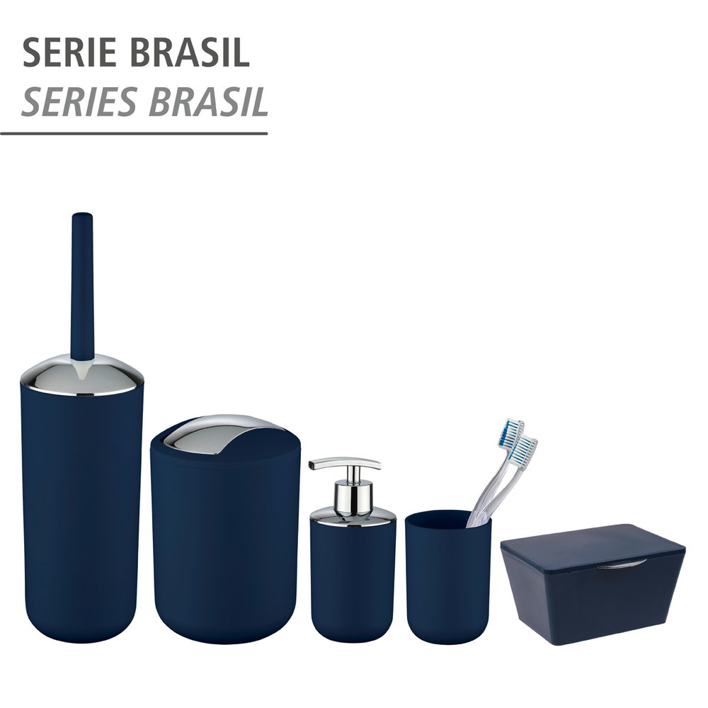 Distributeur de savon Brasil bleu foncé  320 ml