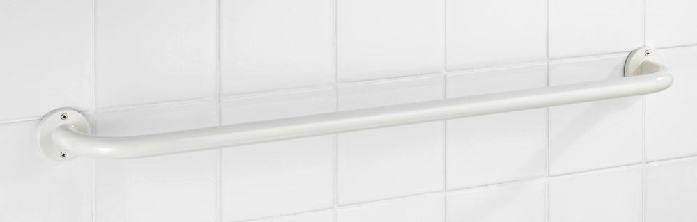 Barre porte-serviettes Basic 80 cm  blanc