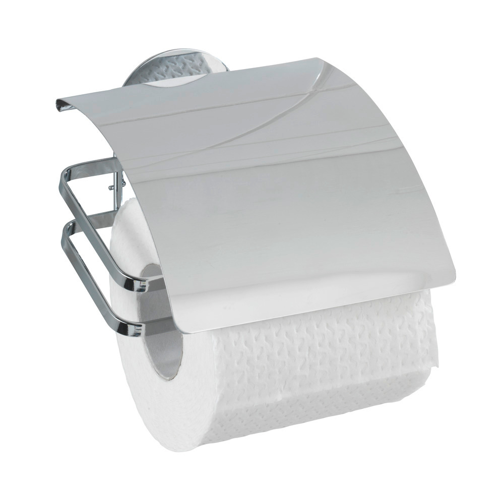 Turbo-Loc® dérouleur papier WC avec couvercle Cover  acier inox, fixer sans percer