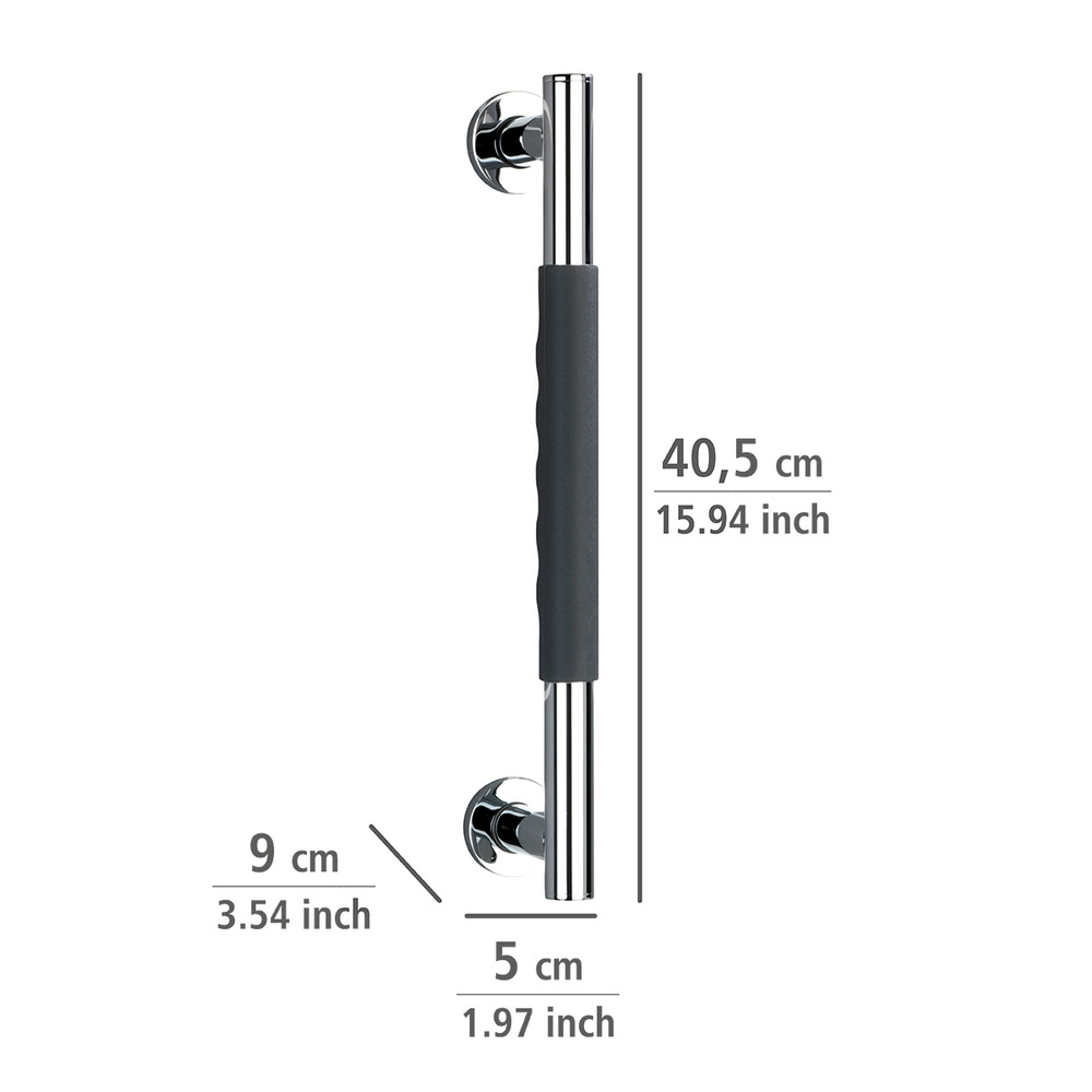 Poignée de sécurité en acier inoxydable Secura 40,5 cm  40,5 cm