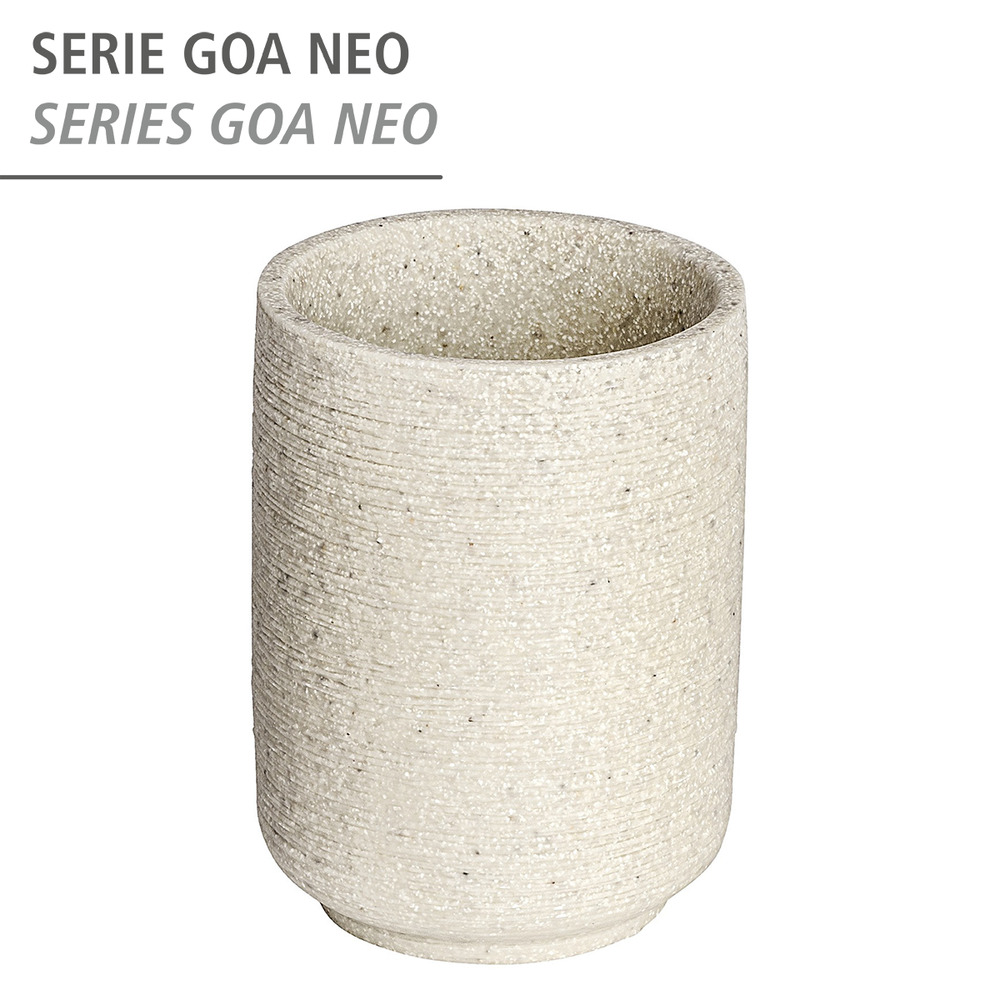 Gobelet Goa Neo beige  polyrésine