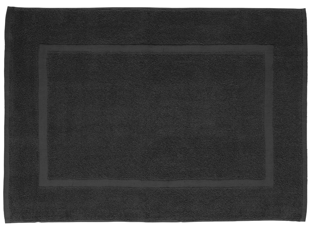 Tapis de bain en tissus éponge Paradise noir  50 x 70 cm