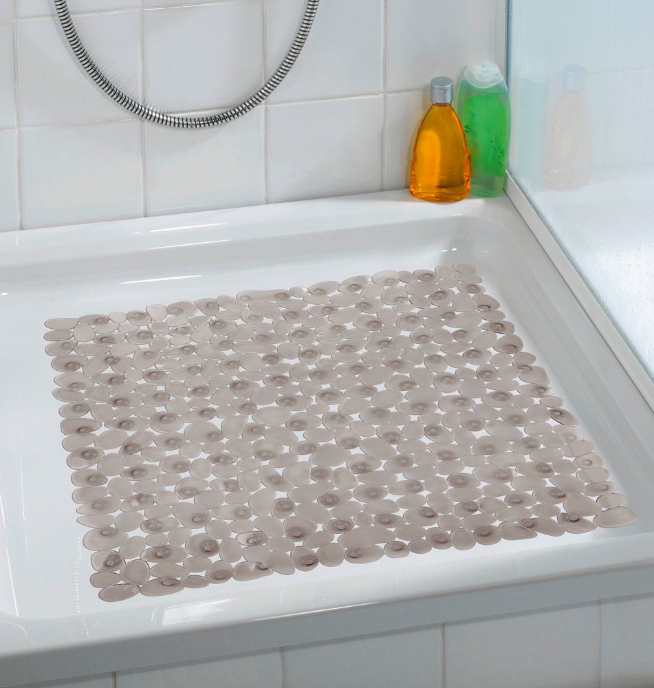 Tapis de douche Paradise taupe  54 x 54 cm