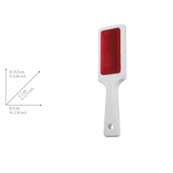 Brosse pour textiles Junior  double face, nettoyage des petits espaces, velours