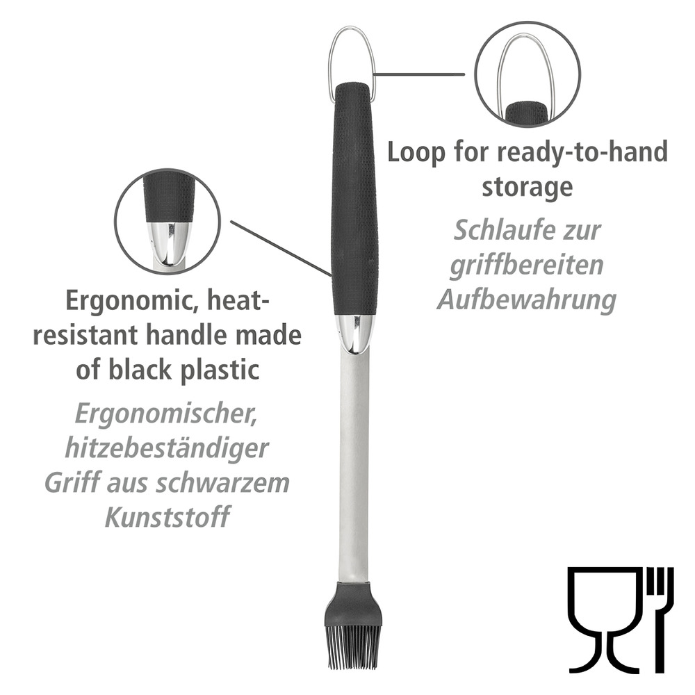 Pinceau silicone cuisine  résiste à des températures atteignant les 240°C