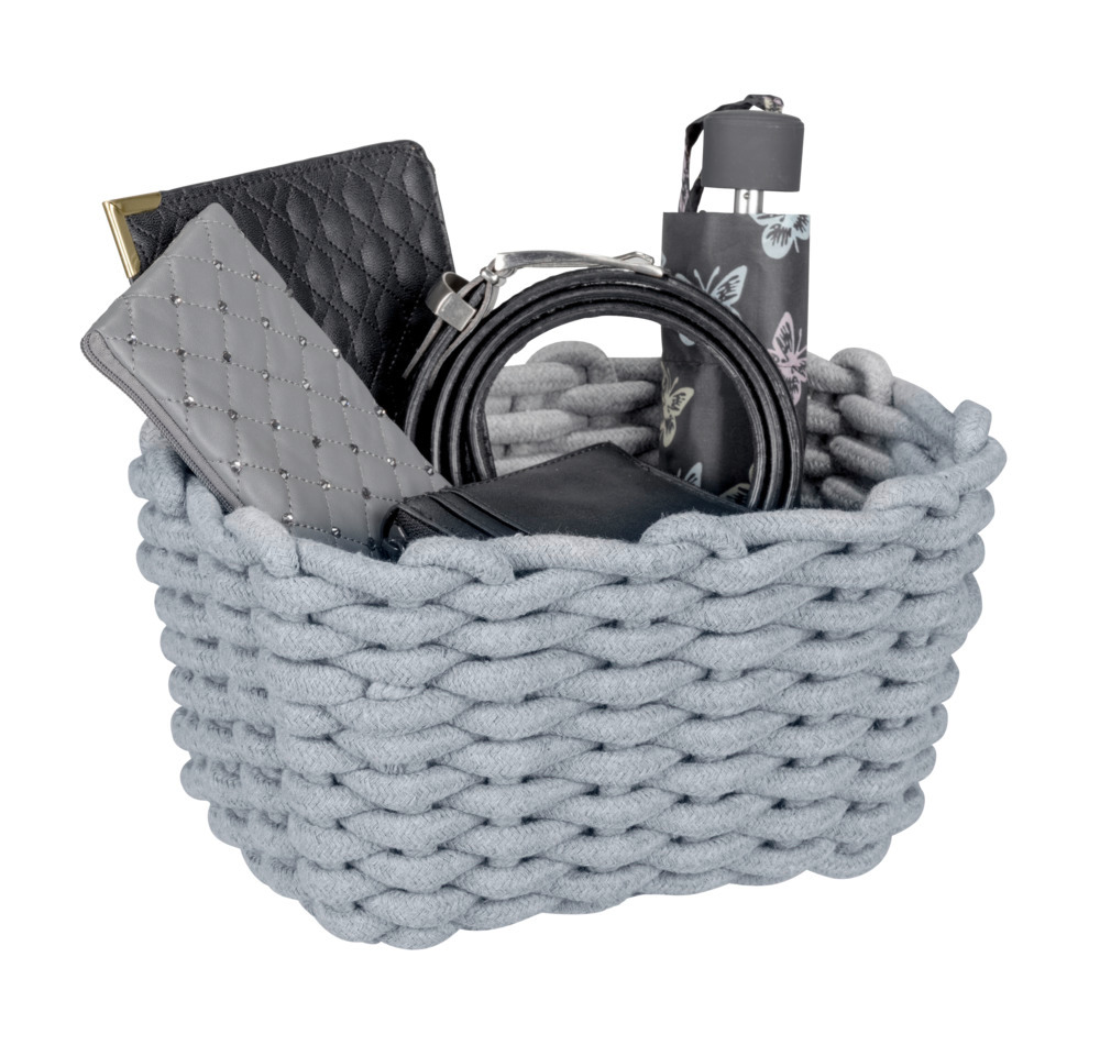 Panier de rangement Tia M  Corbeille de bain tiss