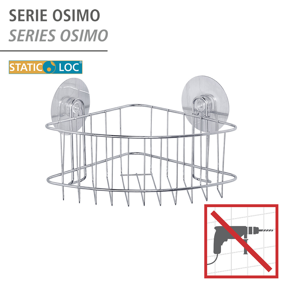 Static-Loc® étagère d'angle profonde Osimo  fixer sans percer