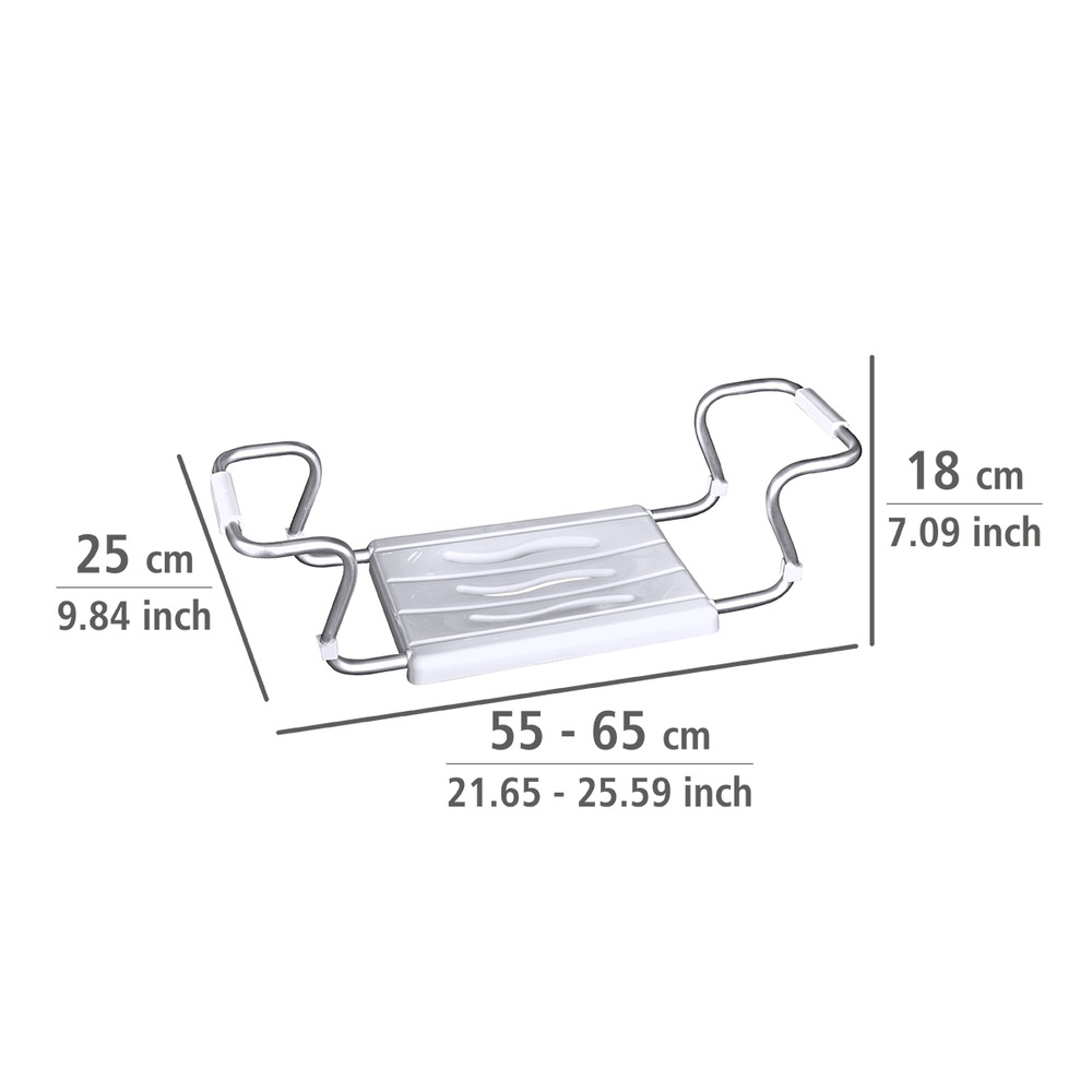 Siège de baignoire Secura  extensible, capacité de charge 150 kg