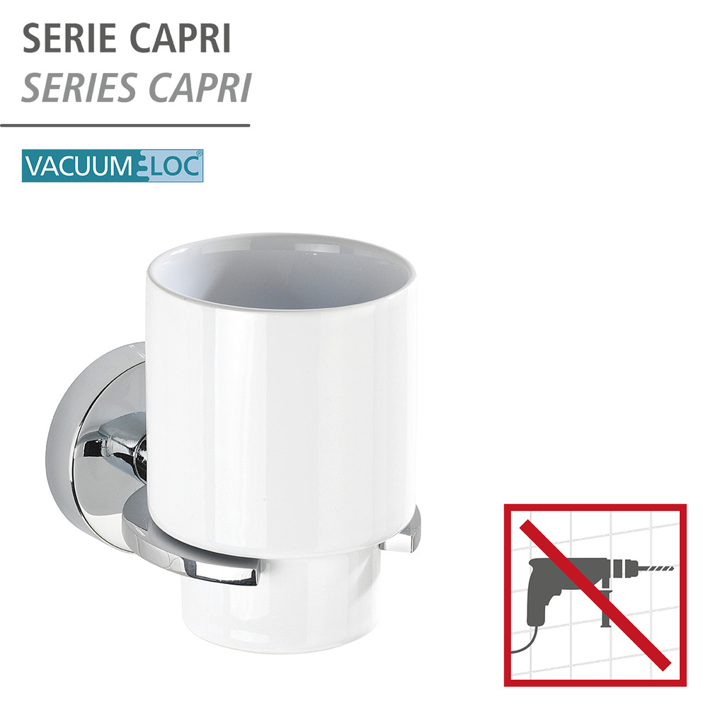 Vacuum-Loc® gobelet Capri  fixer sans percer