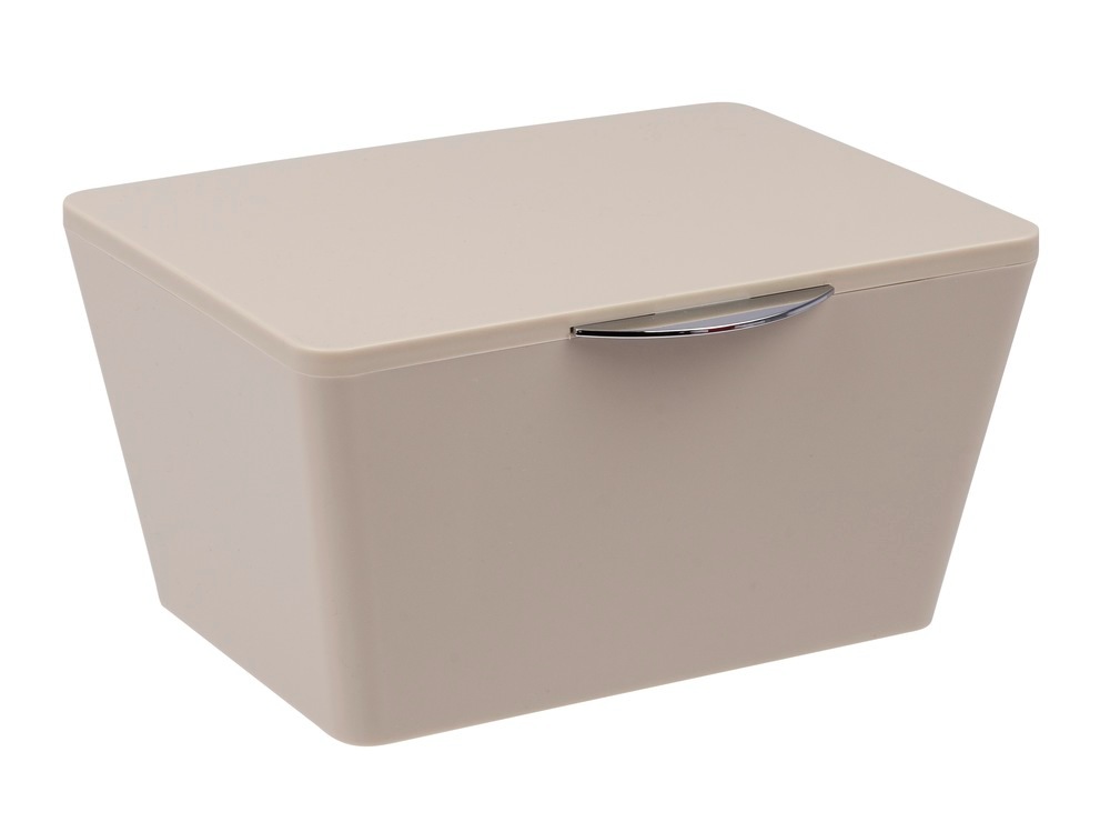 Boîte avec couvercle Brasil taupe  plastique incassable