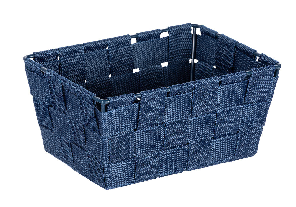 Panier de rangement Adria Mini long bleu foncé  rectangulaire