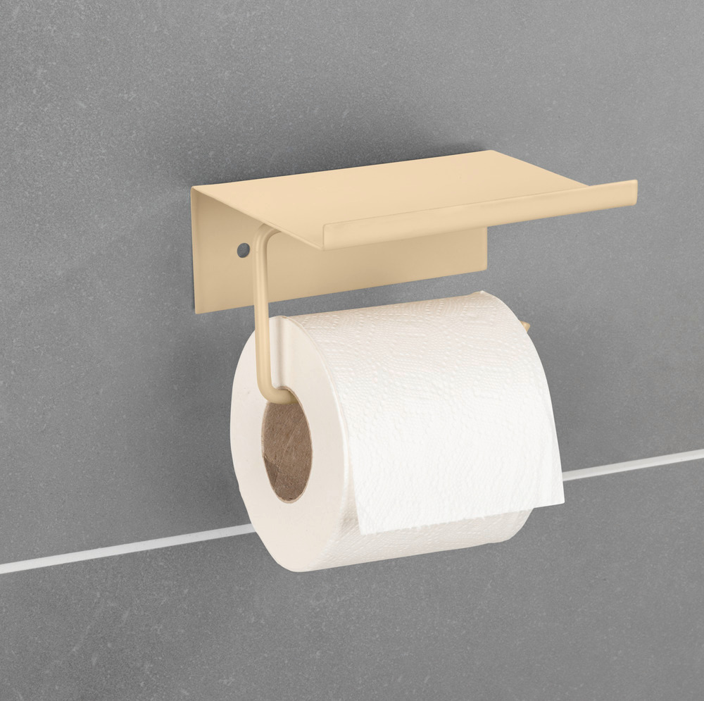 Distributeur de papier toilette Desulo Beige  avec tablette