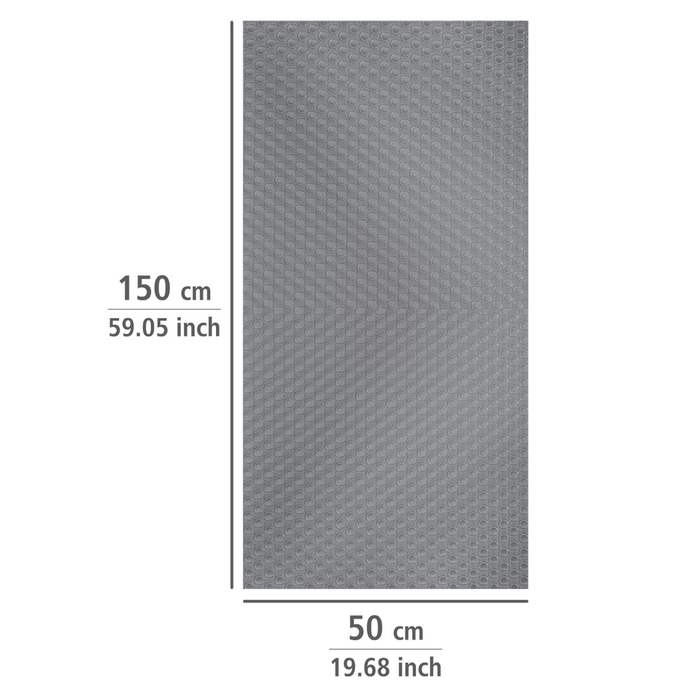 Tapis anti-dérapant  150 x 50 cm gris épais, découpable