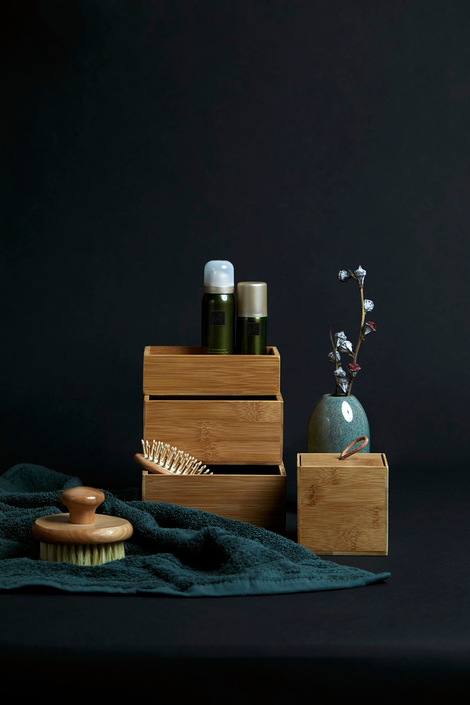 Plateau en bambou Terra M  idéal pour les ustensiles de bain