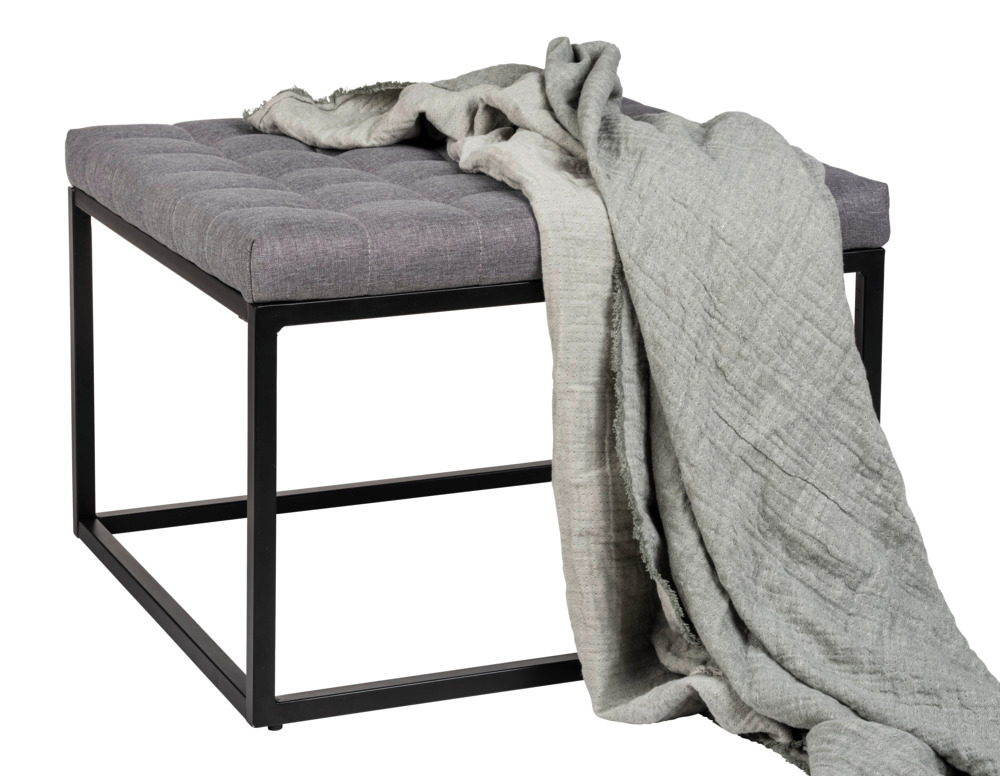 Tabouret avec coussin Amandola  59 x 45,5 x 59 cm, charge maximale 120 kg