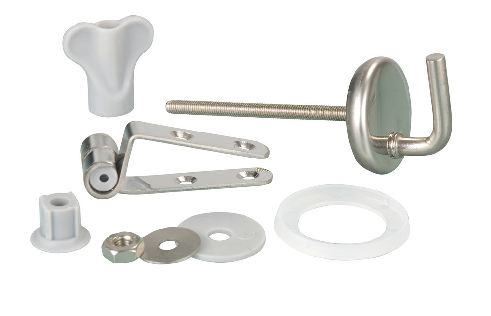 Fixation abattants de WC acier inox  set de rechange