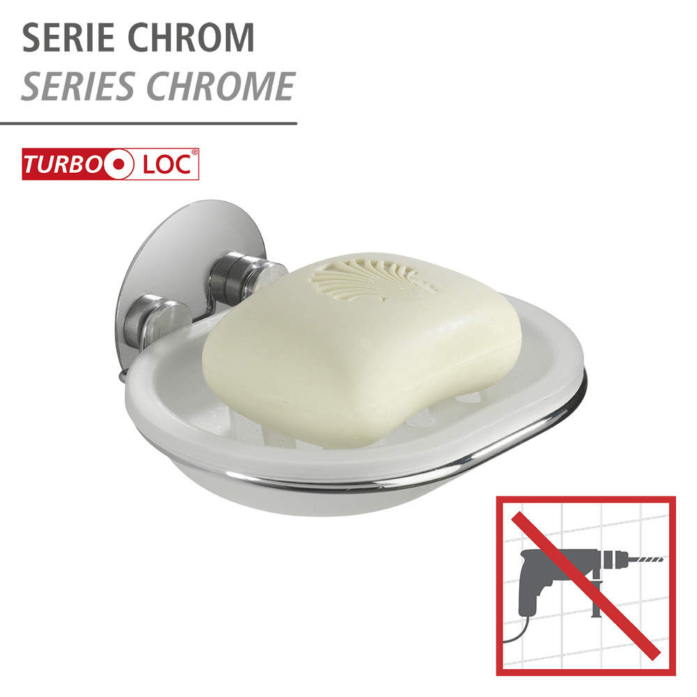 Turbo-Loc® porte savon  fixer sans percer