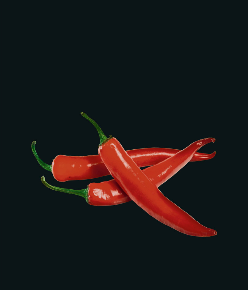 Fond de hotte, crédence cuisine verre "Hot Peperoni", 60x70 cm  Protection contre les éclaboussures pour la cuisinière ou l'évier