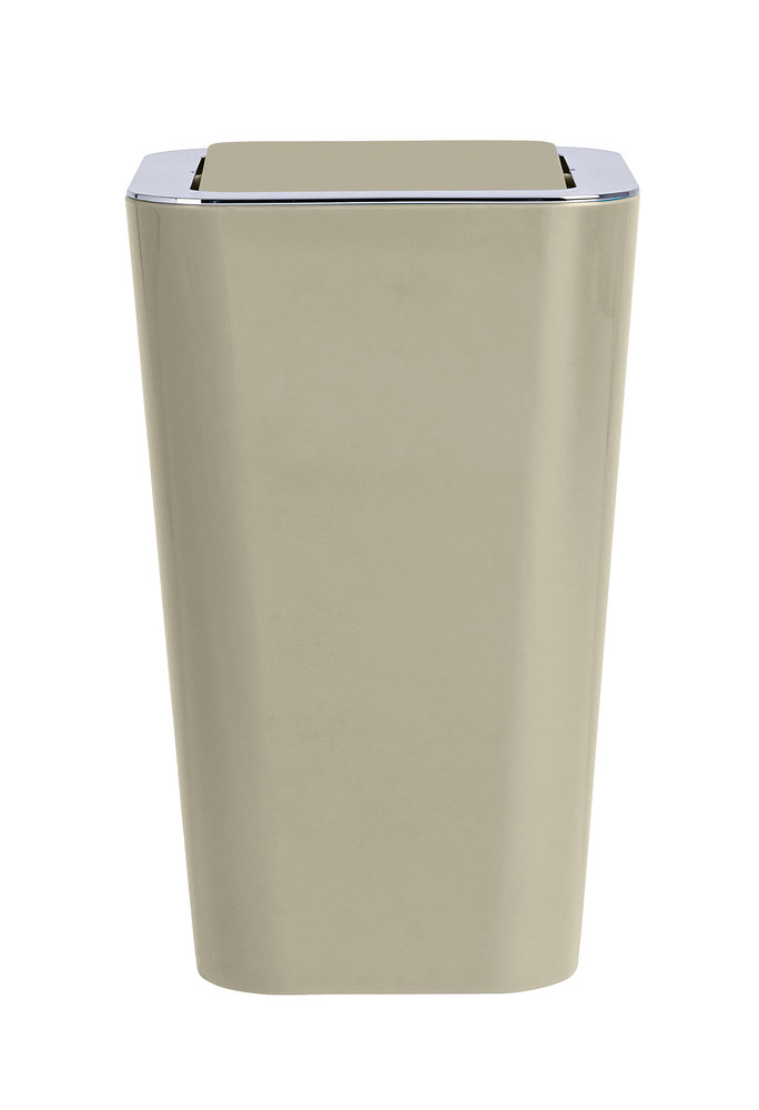 Poubelle à couvercle oscillant Candy taupe  6 l