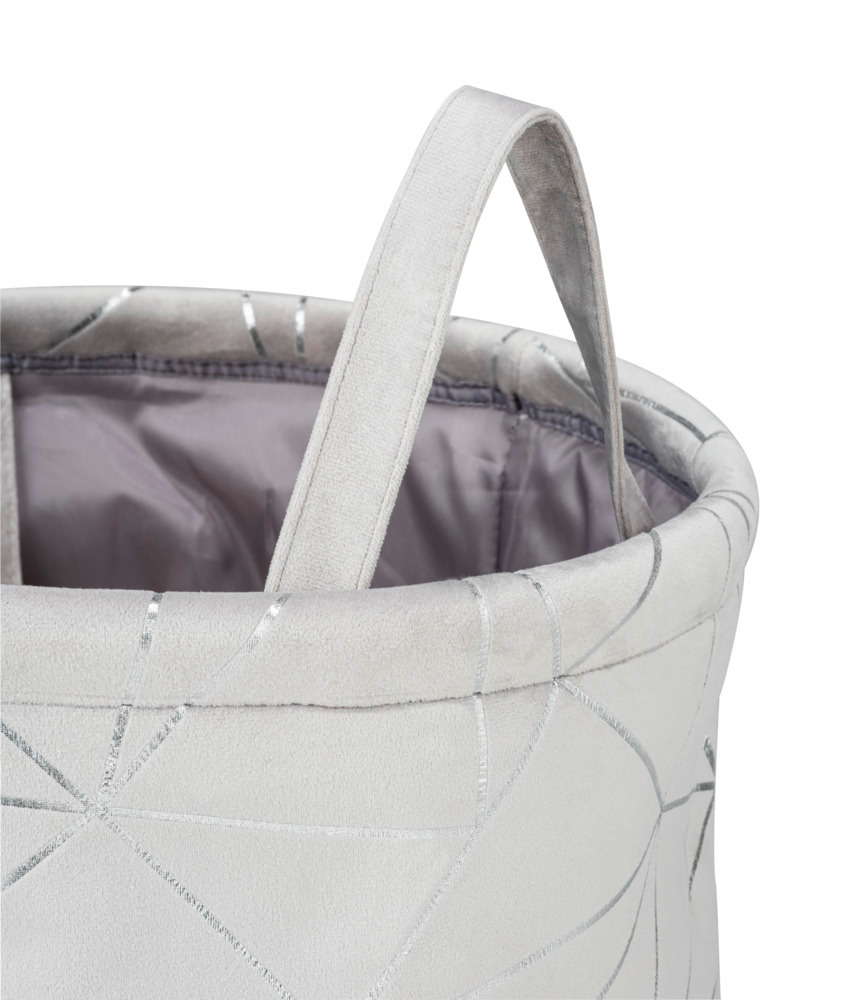 Panier à linge Samira Gris  69 l