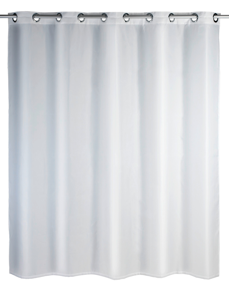 Rideau de douche Comfort Flex blanc  180 x 200 cm, lavable