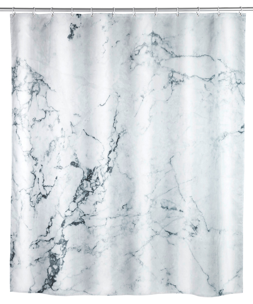 Rideau de douche Onyx  polyester, 180 x 200 cm, lavable