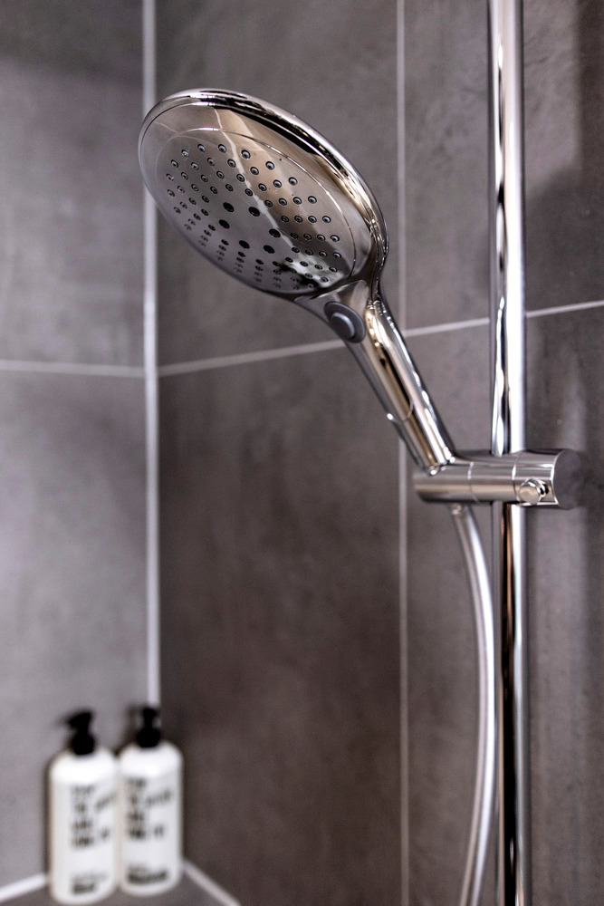 Pomme de douche Basic chrome  avec 3 types de jets