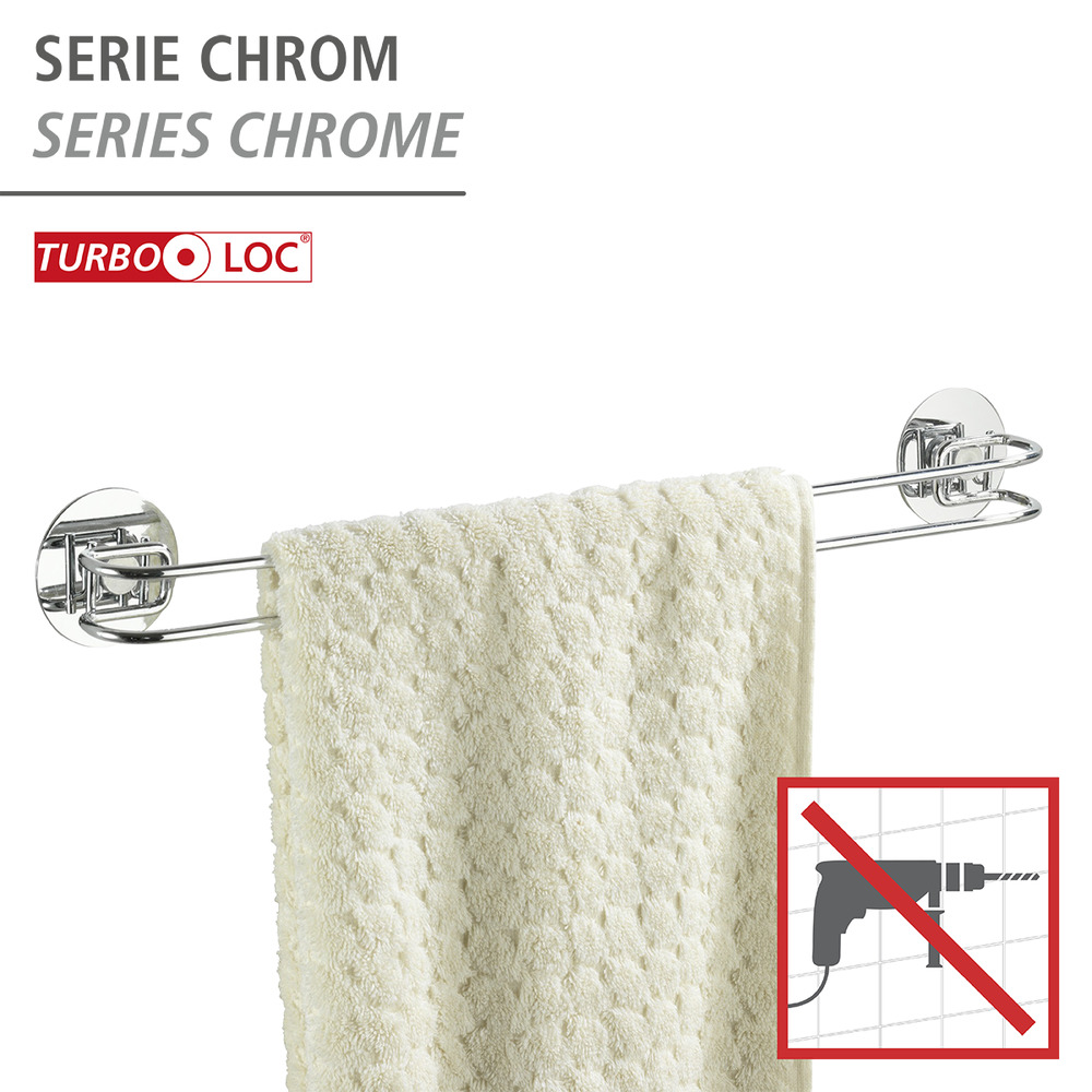 Turbo-Loc® barre porte-serviettes  fixer sans percer