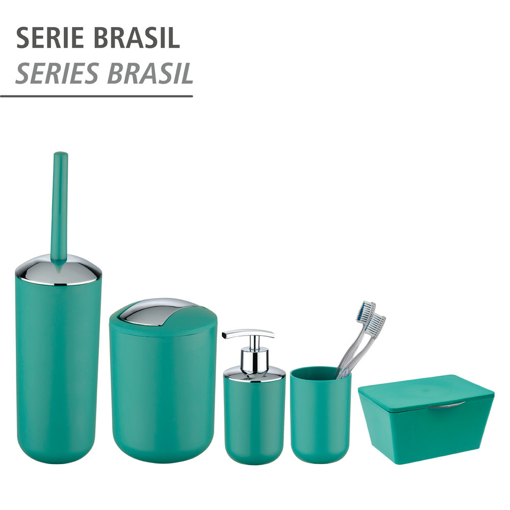 Poubelle à couvercle oscillant Brasil S vert  2 l