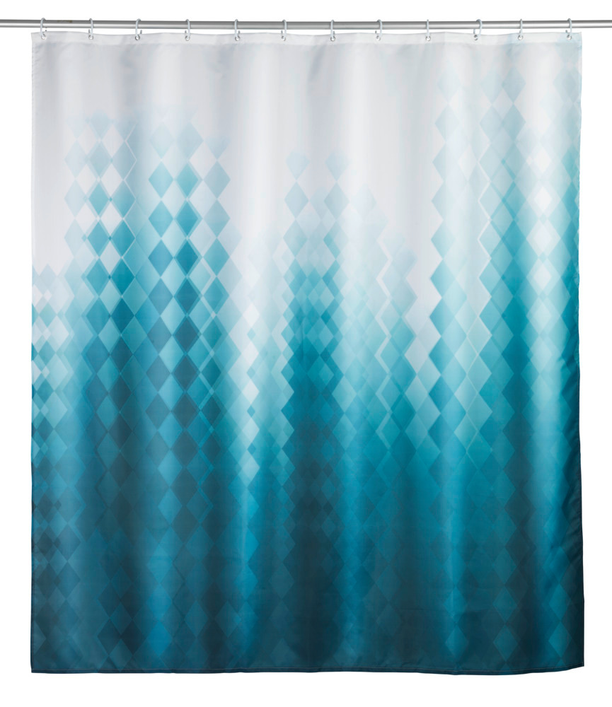 Rideau de douche Tullin  Textile (polyester), 180 x 200 cm, lavable