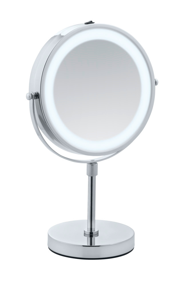 Miroir cosmétique à DEL Lumi  Miroir sur pied, grossissement de 5x