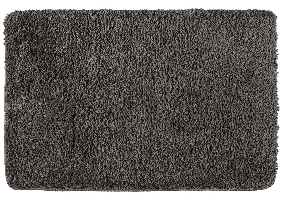 Tapis de bain Belize gris souris  microfibre