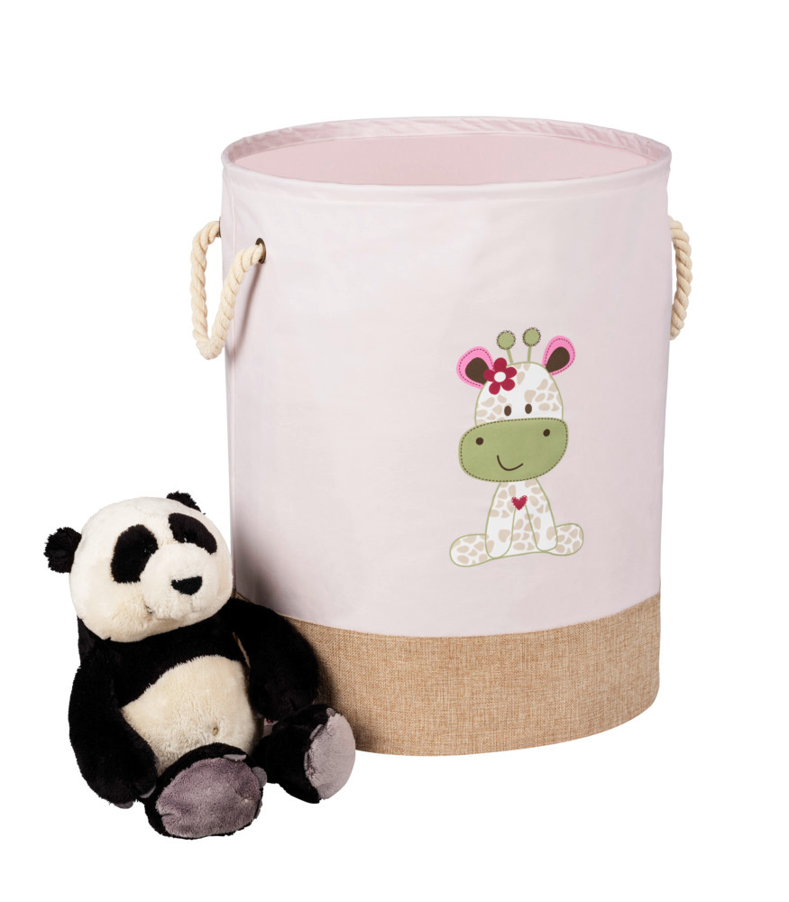 Panier à linge Kids Greta rond  Panier à linge, 63 l, rose