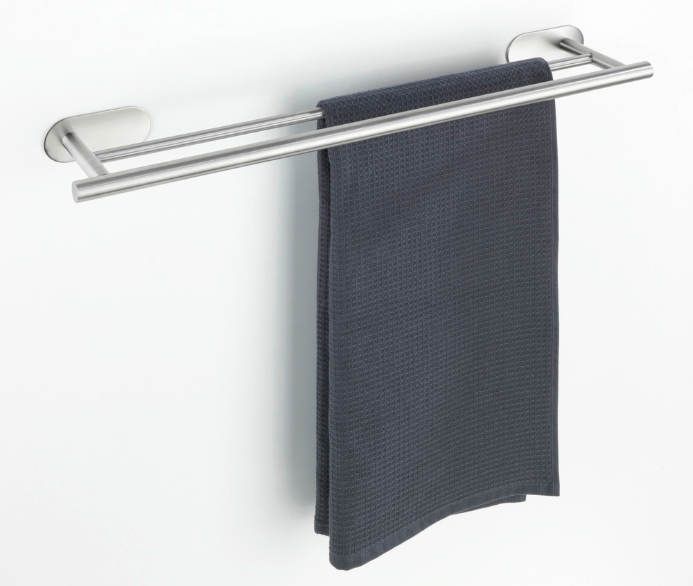 Turbo-Loc® barre porte-serviettes Duo Orea Matt  acier inox