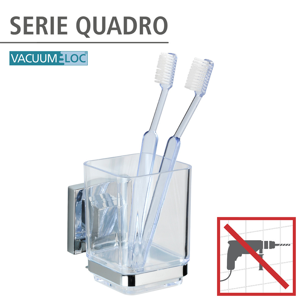 Vacuum-Loc® gobelet Quadro  fixer sans percer