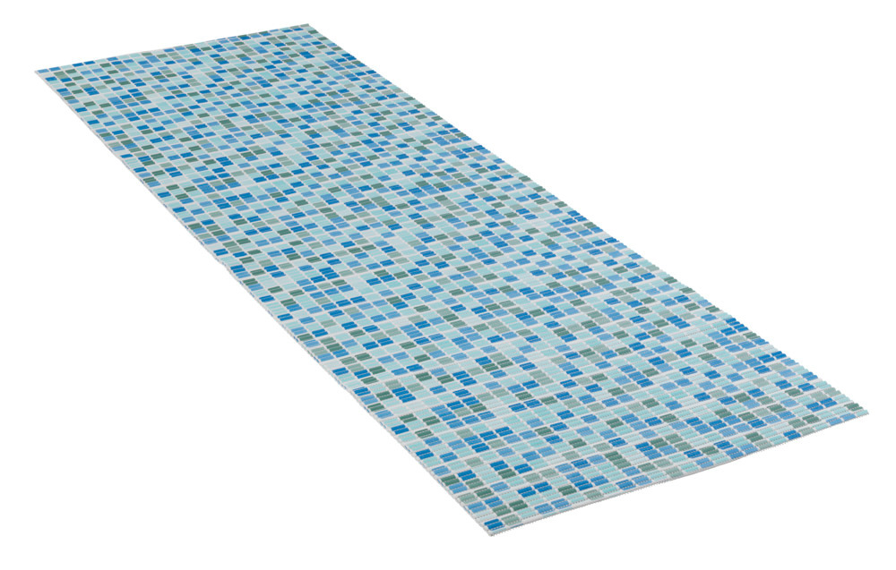 Tapis de bain en mousse, 65x200 cm, Mosaic  