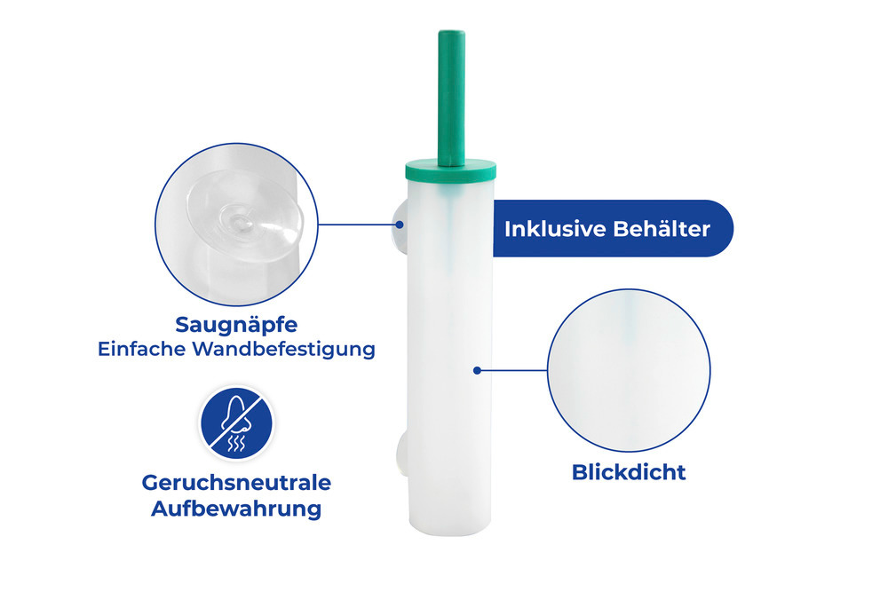 Urinal unisexe avec ensemble de nettoyage  3 pièces