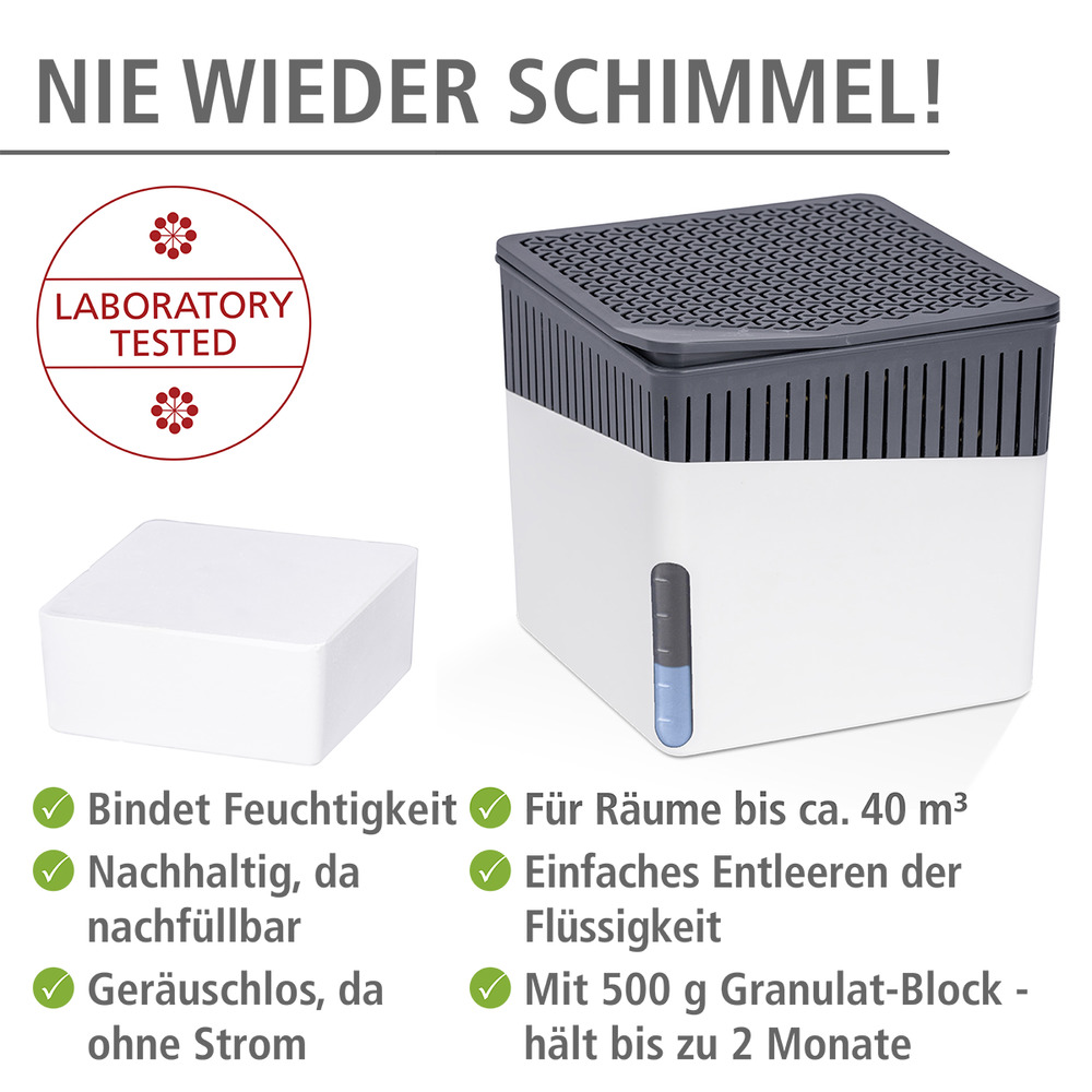 Déshumidificateur d'intérieur Cube - recharge de 500 g  Déshumidificateur d'air