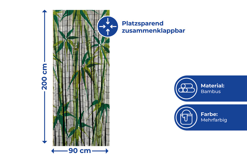 Rideau de bambou Bamboo  90 x 200 cm