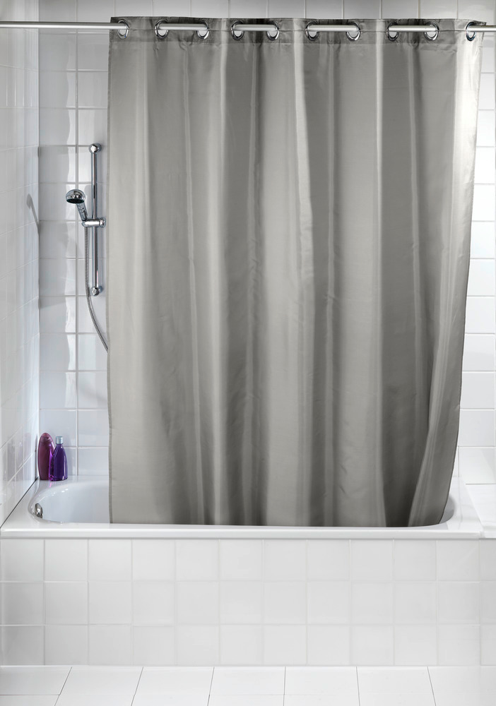 Rideau de douche Comfort Flex taupe  180 x 200 cm, lavable