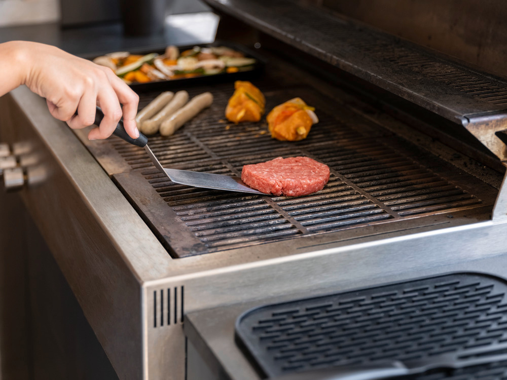 Spatule Plancha Barbecue  en acier inoxydable résistant à la rouille