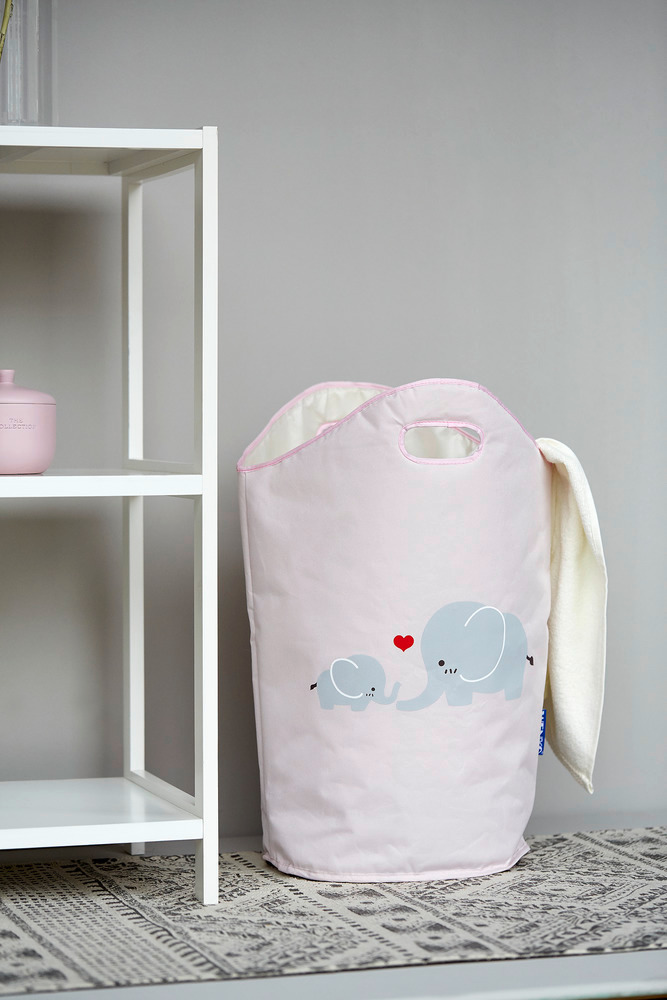 Panier à linge Kids Elli  Corbeille à linge, 24 l, rose