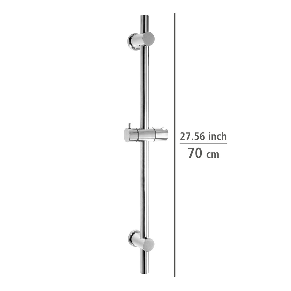 Power-Loc® Barre de douche chrome  Fixation sans perçage