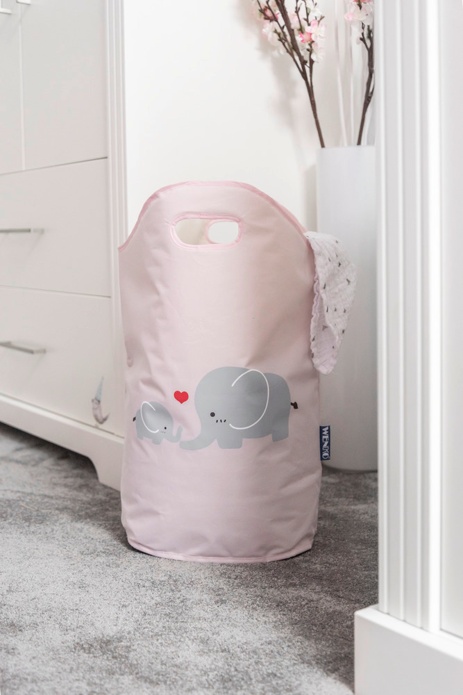 Panier à linge Kids Elli  Corbeille à linge, 24 l, rose